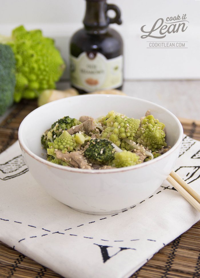 Chinese pork and broccoli